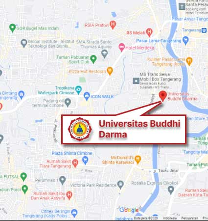Lokasi dan Peta Universitas Buddhi Dharma Nomor